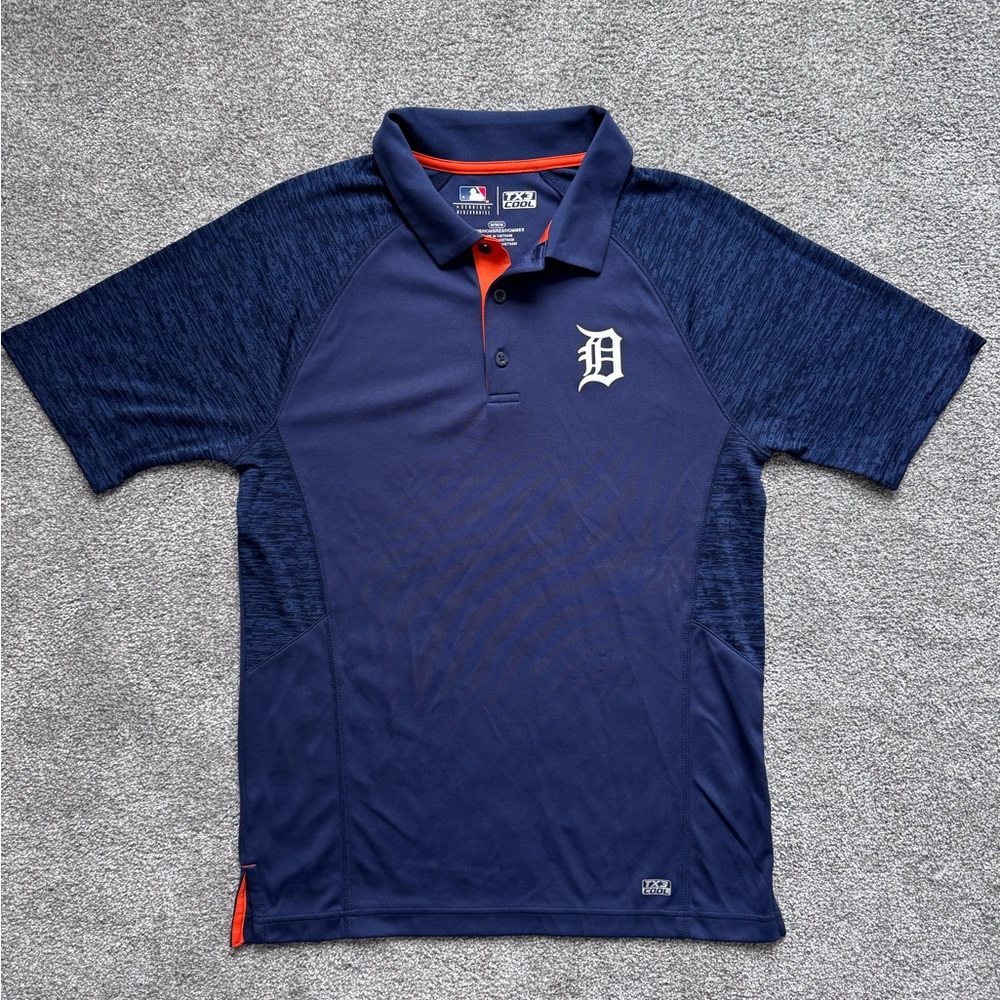 Men's Navy Polo Shirt - Detroit Tigers